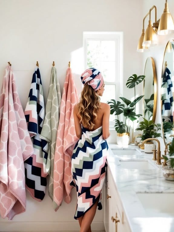 affordable designer towel alternatives