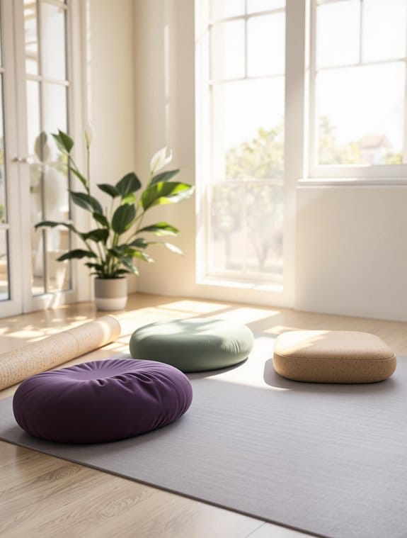 comfortable yoga seating options