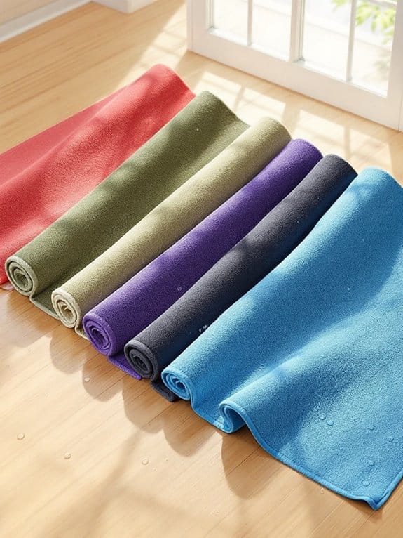 microfiber yoga towel selection