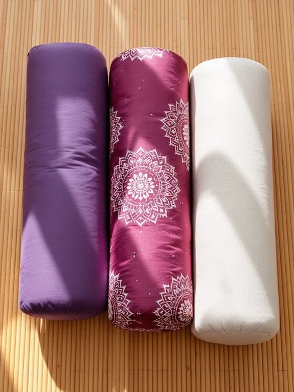 yoga bolster pillow selection